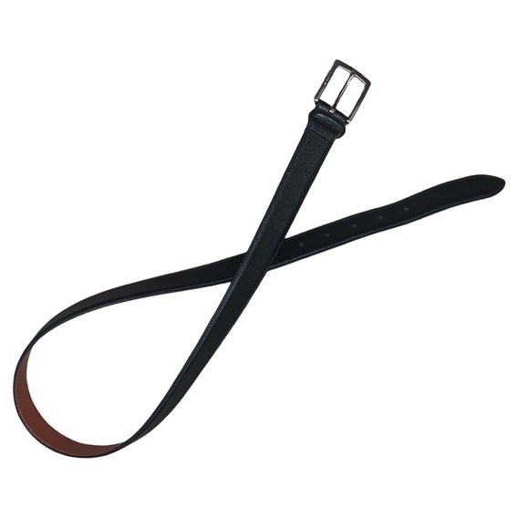 VTG Coach Belt 3829 Unisex 32 Black  Cowhide Leather Nickel Plated Brass Buckle - Picture 4 of 7